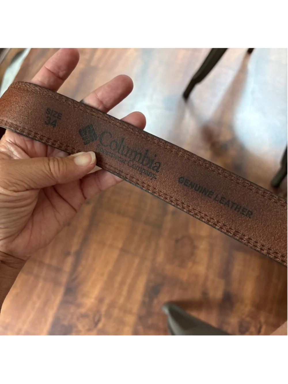columbia men’s brown belt 11C002P7